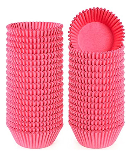 Moldes Para Magdalenas Caperci Standard, Color Rosa, 500 Uni