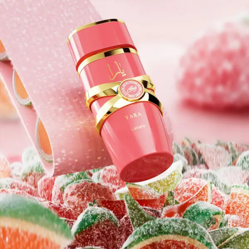 Perfume Yara Lattafa Candy Perfume Árabe Fragrância Doce Edp 100ml - Feminino