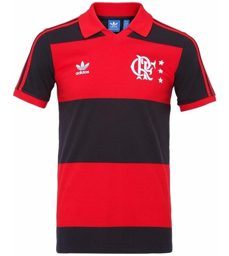 Camisa Flamengo adidas Retrô Pólo Zico