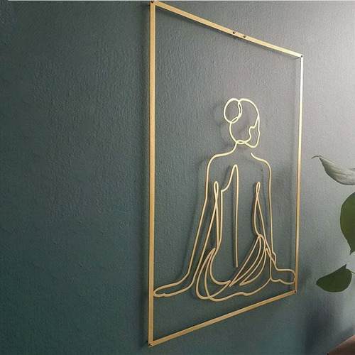 Cuarto De Decoración De Pared De Oro De Vuelta Uno