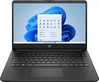 Laptop Hp 14, Celeron N4120, 4gb Ram, 64gb Emmc, Windows 11 Color Negro