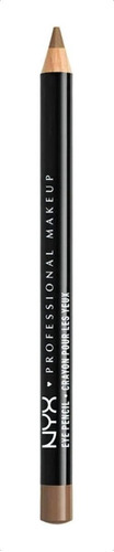 Lápiz delineador de ojos NYX Professional Makeup Slim Eye Pencil color taupe