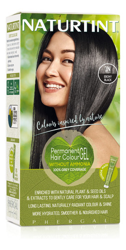  Tinte Para El Cabello Naturtint, Color Marrón Negro