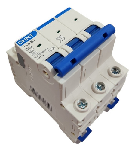 Interruptor Automático Trifásico 3x40a, 6ka Curva C, Chint