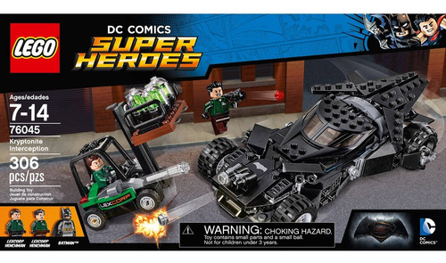 Lote  De 5 Legos Dc Comics Super Heroes 76045 Kryptonite Int