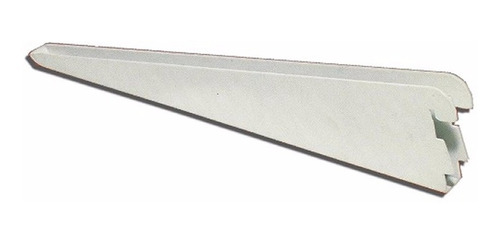 Imagen 2 de 3 de 60 Mensula Metalica Reforzada 27 Cm Doble Enganche 12-19 R M