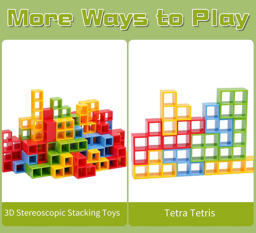 Tetra Tower Juego De Equilibrio Apilable Bloques De Construc