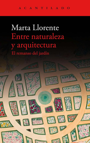 Entre Naturaleza Y Arquitectura, De Marta Llorente. Editorial Acantilado En Español