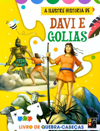 Livro De Quebra-cabeças De Davi E Golias História Infantil