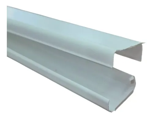 Canaleta 20x10mm 2m Sem Divisórias Branca Dupla Face Steck
