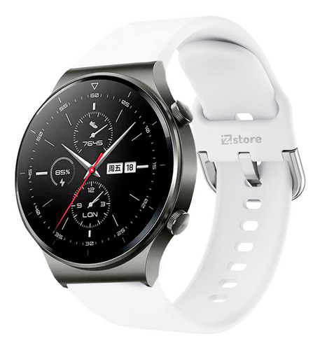 Correa Compatible Huawei Watch Gt2 Pro Blanco Hebilla 22m