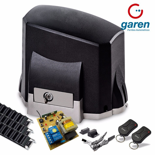 Kit Motor Portão Eletrônico Deslizante Kdz 1/4hp 127v Garen