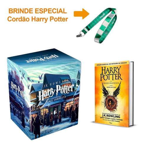 Kit Harry Potter E A Criança Amaldiçoada + Box Harry Poter