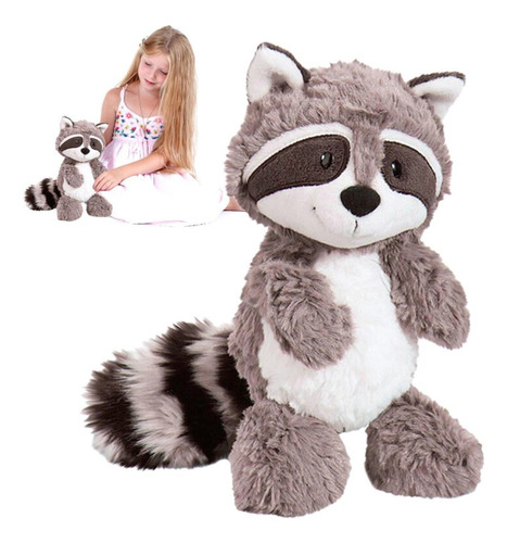 Muñeco De Mapache De Peluche Para Niños, Juguete De Peluche