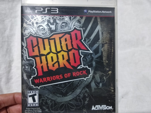 Guitar Hero Warrior Rock Juegos Ps3 Discos Playstation 