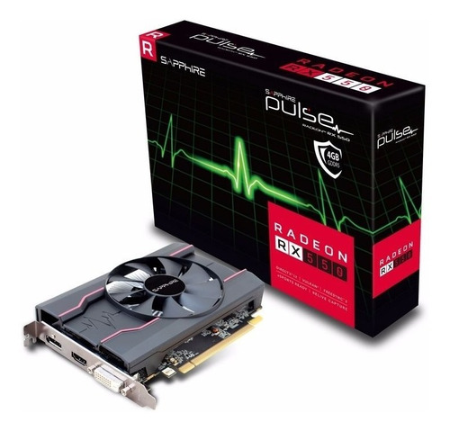 Placa Video Sapphire Radeon Rx 550 Pulse Oc 4gb Gddr5 Rx550