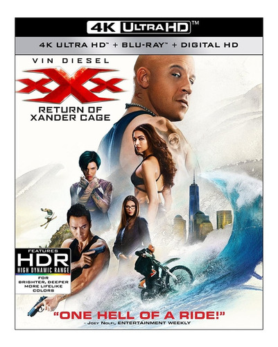 Xxx - Return Of The Xander Cage  (4k Ultra Hd + Blu-ray)
