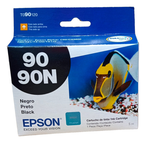 Cartucho Epson T090120 Negro 5ml (vencido)