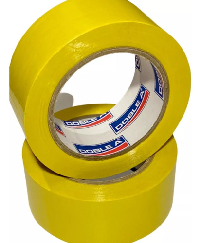 Pack 5 Cintas Demarcación Amarilla Pvc 48mm X 33mts Doble A