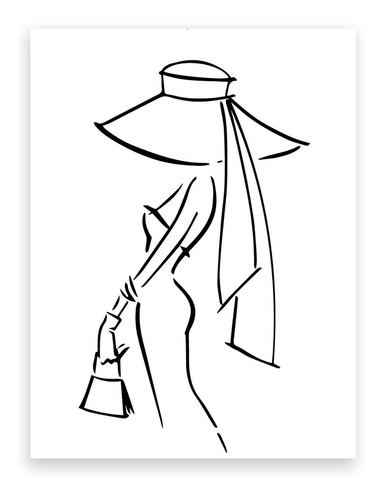 Cuadros Minimalistas - Delicados Simples Trazos - Rostros