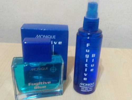 Fugitive Blue Perfume 50 Ml +deo Ecológico  Set X 2 Monique