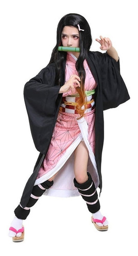 Cosplay Disfraz Anime - Kimono Kamado Nezuko