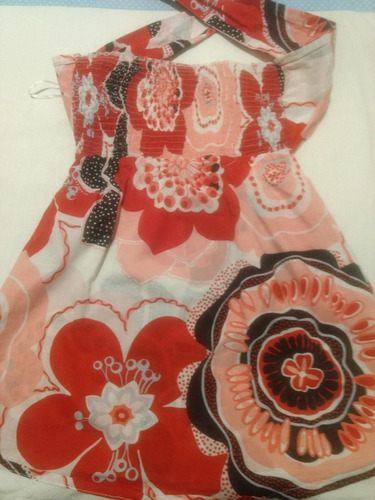 Remera Strapless Talle M