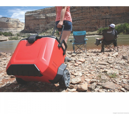 Caixa Térmica Coleman Rugged C/ Rodas Grandes 52 Litros