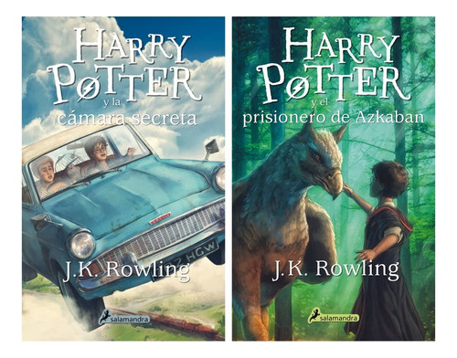 Harry Potter Lote X 2 Libros 2 Y 3 T Blanda Salamandra