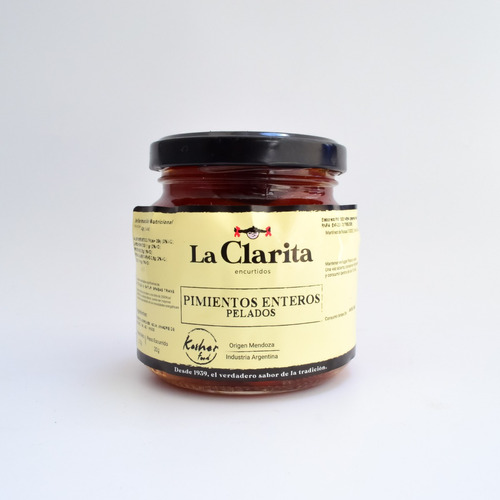 Pimientos Enterosx200g- La Clarita- Kosher