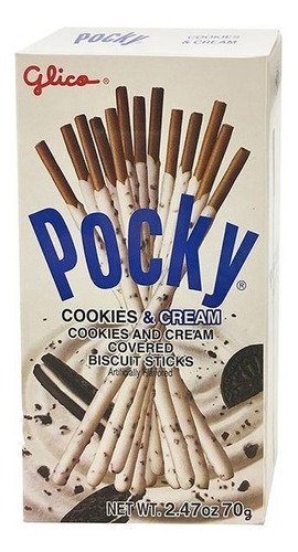 Glico Pocky Galletas Cookies And Cream Grande 70g