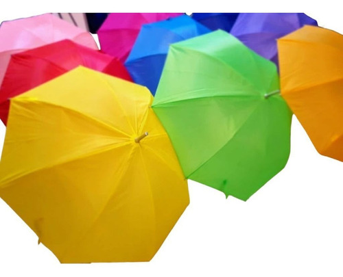 Paraguas Colores Surtidos En Una Gama De 9 Tonos Medianos