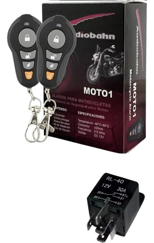 Alarma Moto Audiobahn Seguridad Anti Robo Envio+relay Gratis