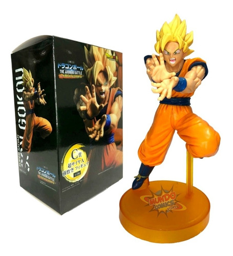 Figura De Colección Goku Ssj Dragón Ball Súper 20cm 