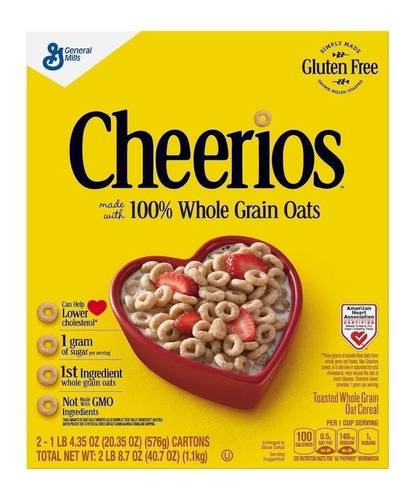 Cereal Cheerios Original General Mills 576 G