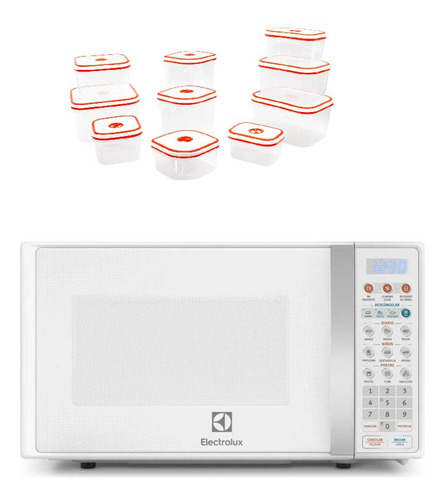 Combo: Microondas Electrolux 17l Blanco (emdo17s2gsruw) + Se