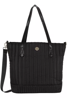 Anne Klein Bolsa Mediana Acolchada De Nailon