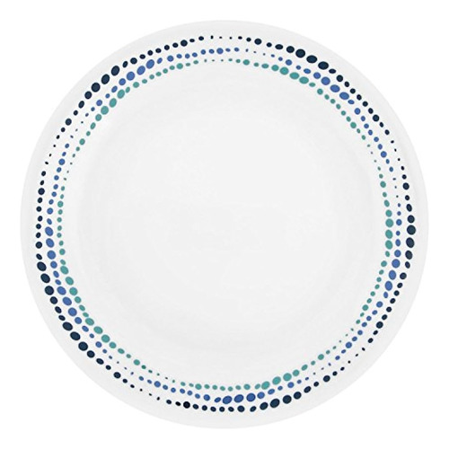 Corelle Livingware Ocean Blues 8.5  Plato De Almuerzo (juego