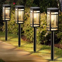 Comprar Luces Solares Impermeables 12 Unidades Para Jardín Y Patio Color De La Estructura