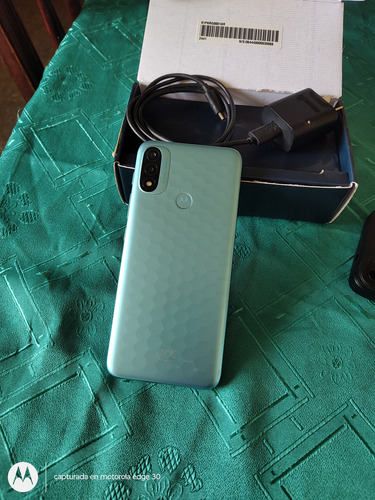 Motorola E20 32gb 2gb De Ram Color Azul Aqua Agua (Usado)