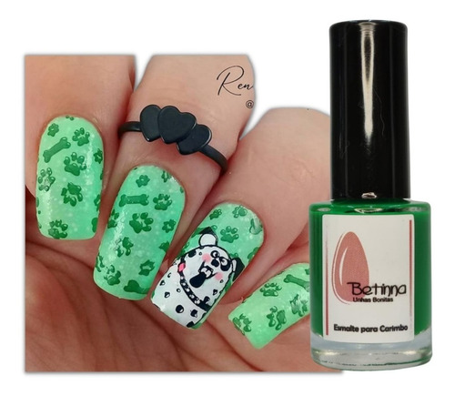 Imagem 3 de 10 de Kits Esmalte Para Carimbo Unhas Grátis Diluidor