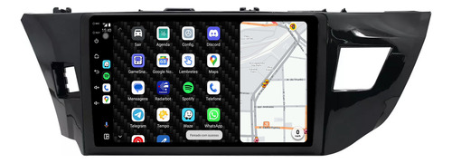 Kit Multimidia Corolla 14/17 9p Carplay Android Auto 2/32gb