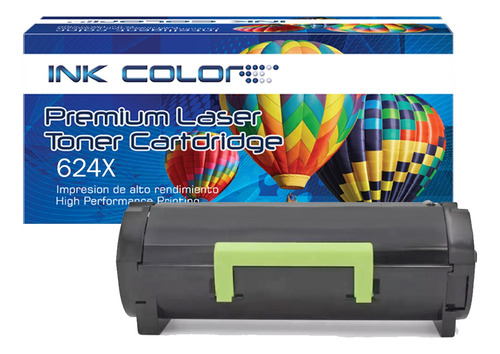 Toner Genérico Para 624x Lexmark  Mx711dhe Mx810 Mx811 Mx812