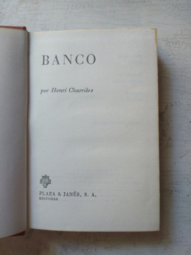 Banco Henri Charriere