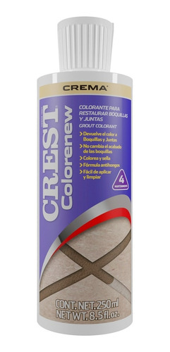 Restaurador De Boquillas Crest Color Renew Crema 250 Ml