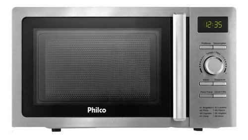 Micro-ondas Philco PMO23IP   aço inoxidável 20L 220V