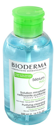 Agua Micelar Bioderma Sébium H2o  Piel Mixta Y Grasa 500 ml