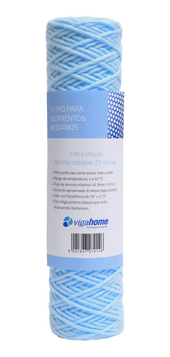 Filtro De Agua Antibacterias Hilado 10 X2,75 