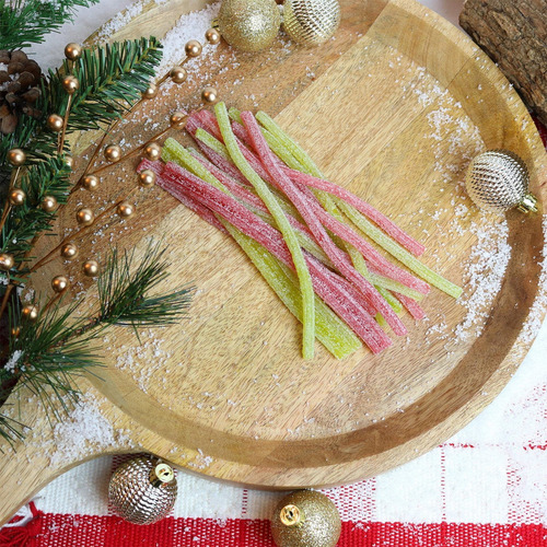 Sour Punch Santa Straws Edicion Navidad 91g Americanos