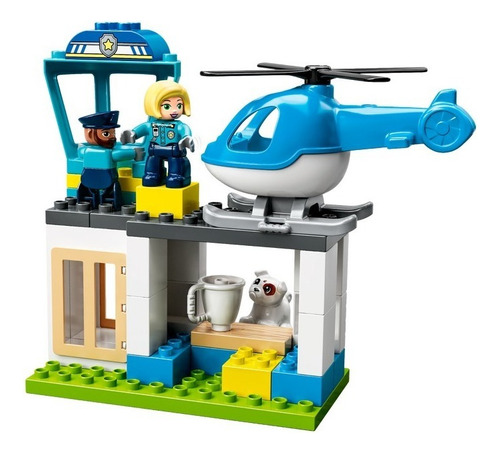 Kit Lego Duplo Comisaría De Policía Y Helicóptero 10959 3+ Cantidad de piezas 40